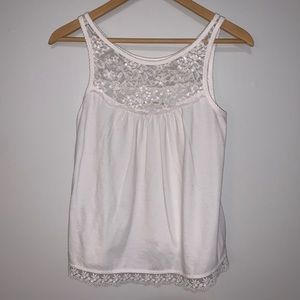 Lace tank top